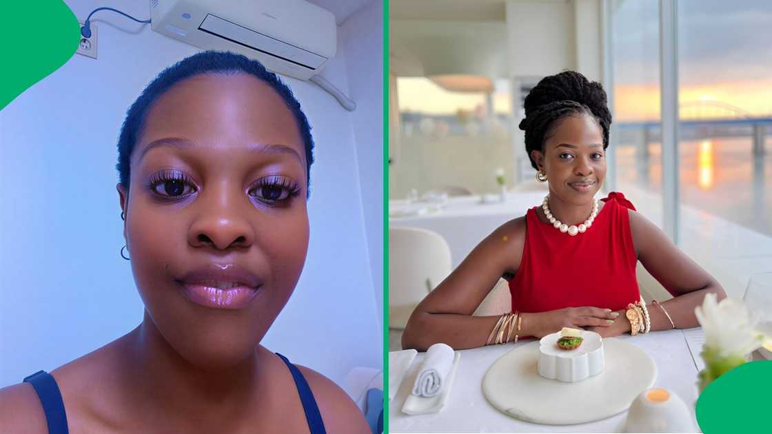 She contrasted the high Korean standard with the survival mode many South Africans face in low-paying call centre roles She contrasted the high Korean standard with the survival mode many South Africans face in low-paying call centre roles