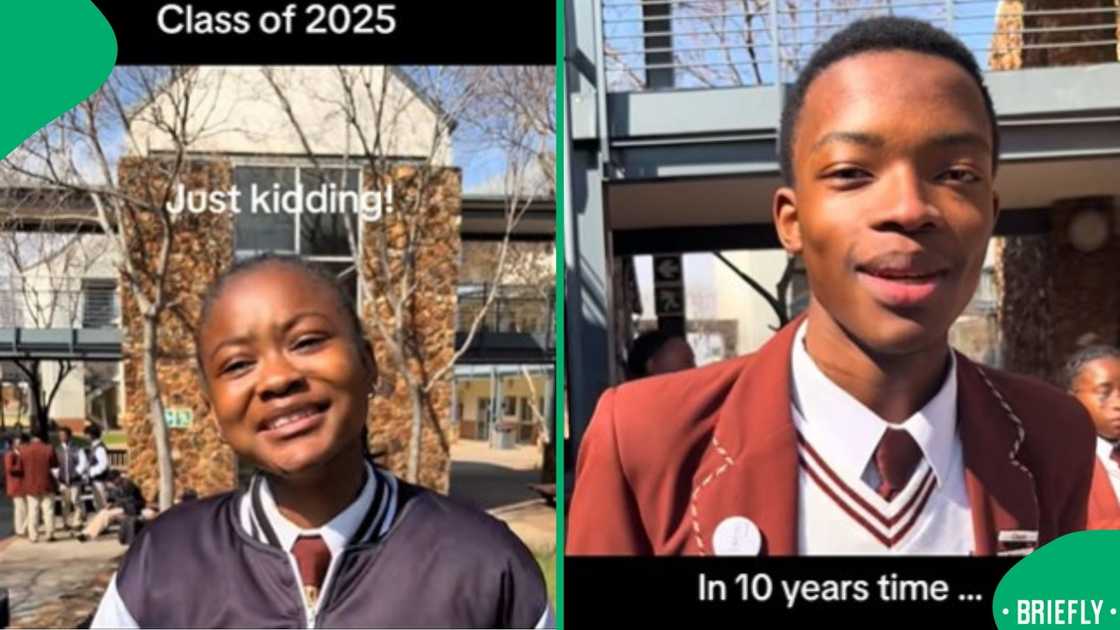 A group of matric pupils shared their future goals in a motivational TikTok video A group of matric pupils shared their future goals in a motivational TikTok video