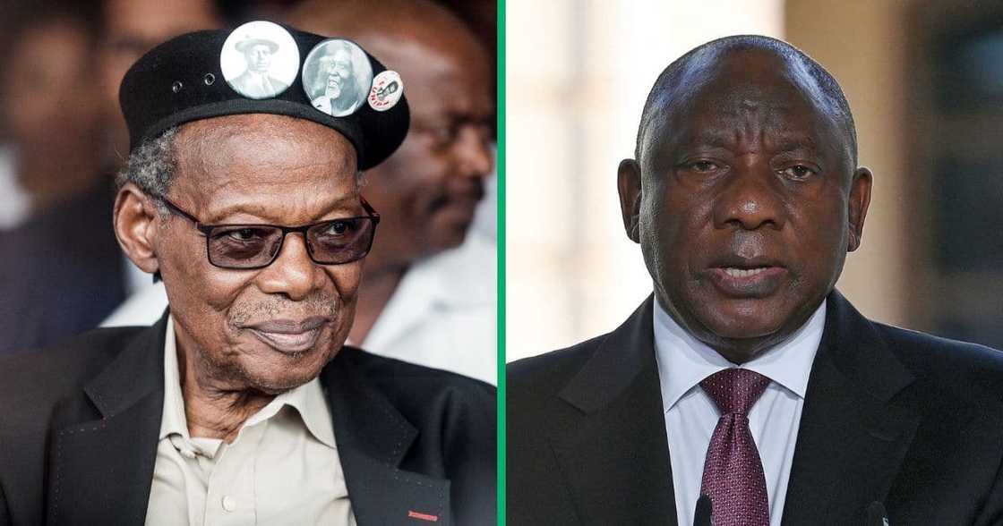 Collage image of the late IFP leader Prince Mangosuthu Buthelezi and President Cyril Ramaphosa Collage image of the late IFP leader Prince Mangosuthu Buthelezi and President Cyril Ramaphosa