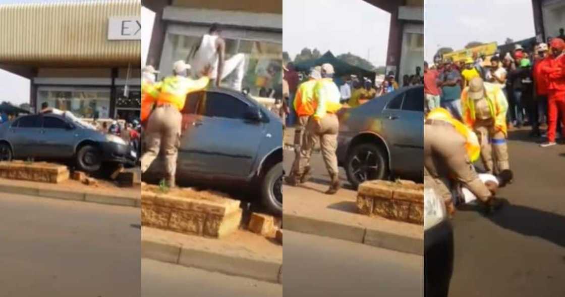 Turn off FB IA pls: Man takes nap on roof of car after crashing it