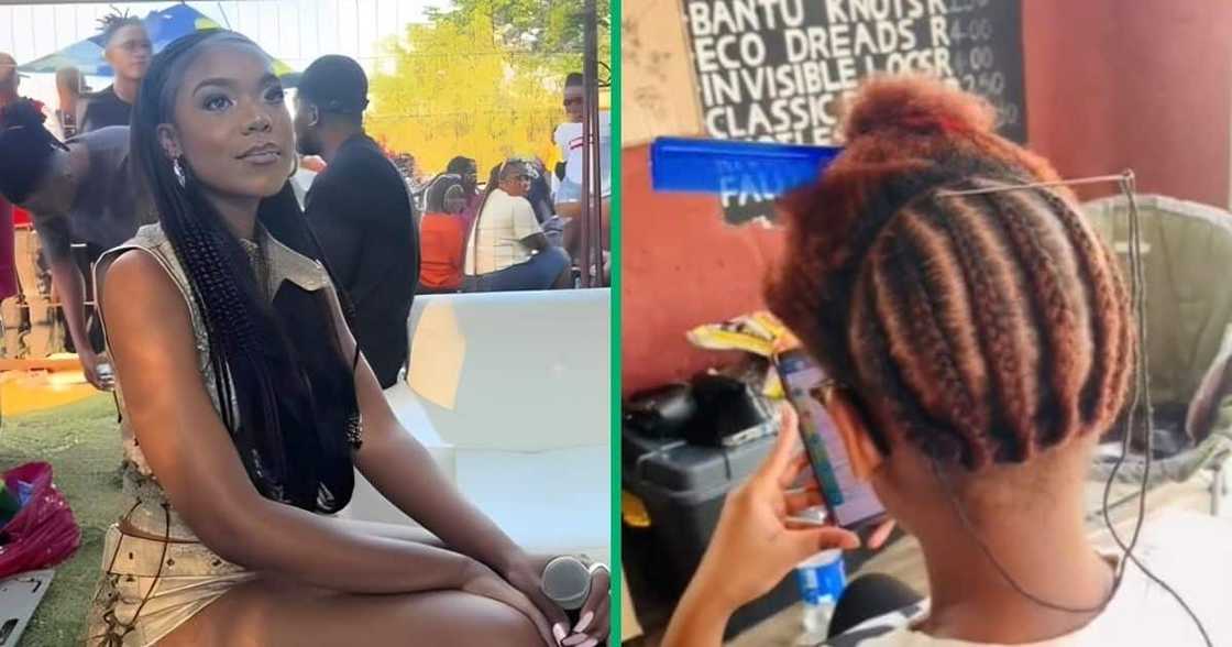 Elaine hairstyle recreated in TikTok video Elaine hairstyle recreated in TikTok video