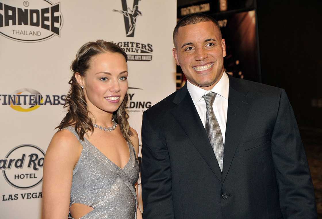 Rose Namajunas and Pat Barry Rose Namajunas and Pat Barry