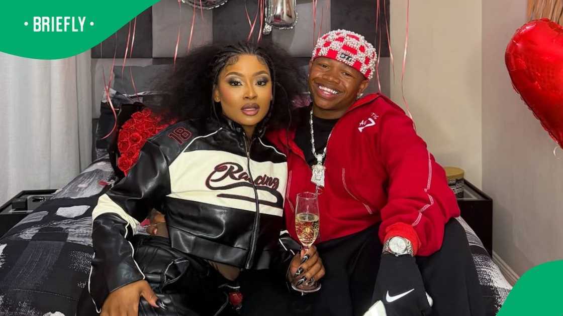 Cyan and Ghost Hlubi had been rumoured to be dating.