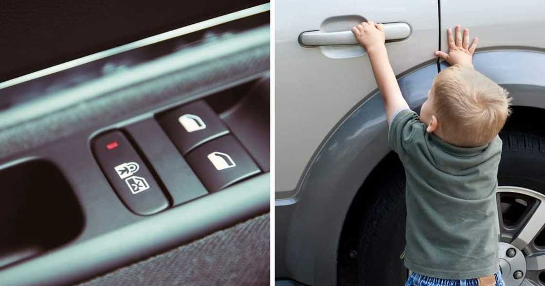 Video of Child Opening Car Door While Moving shows Why Child Lock Feature Is Important