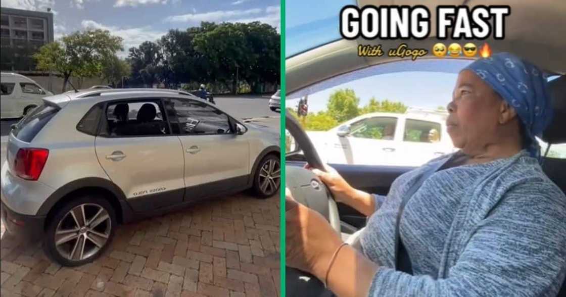 TikTok video of older woman getting driving lessons TikTok video of older woman getting driving lessons