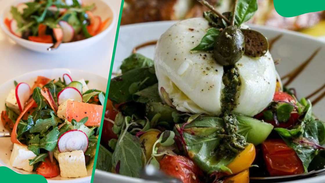 Salad menu Salad menu