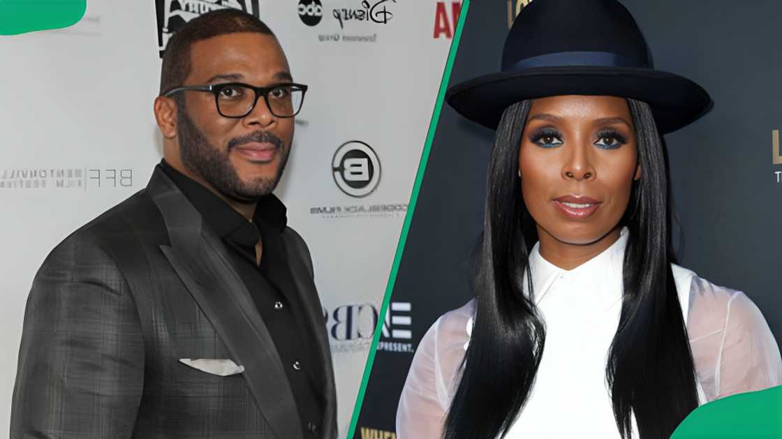 Tyler Perry and Tasha Smith Tyler Perry and Tasha Smith