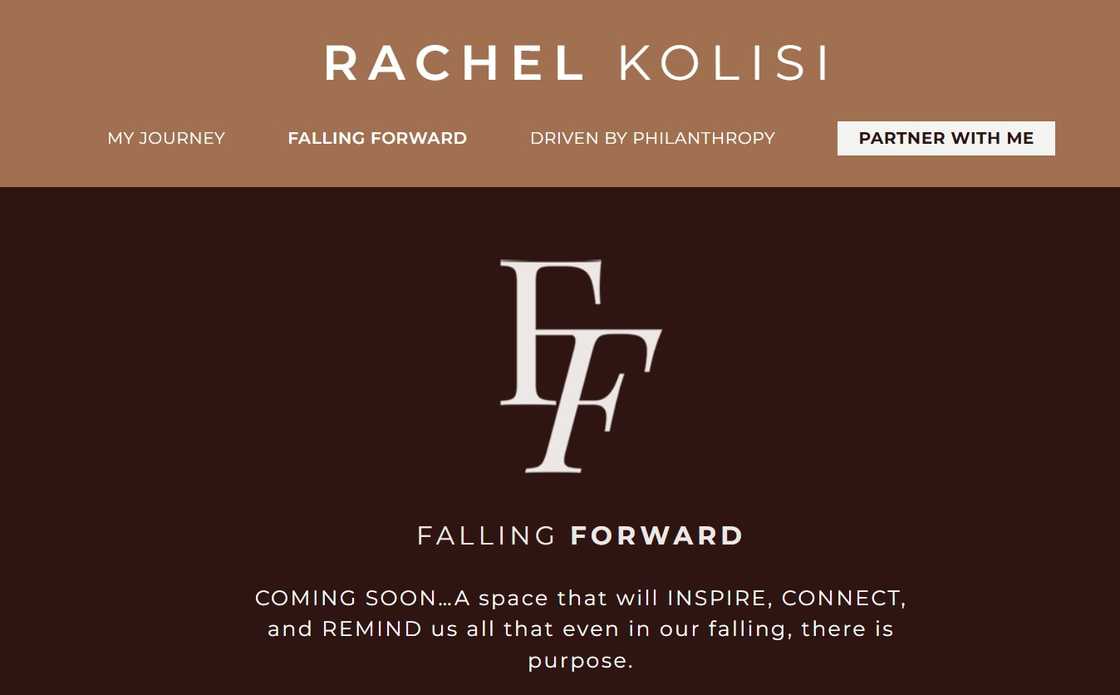 Rachel Kolisi announces Falling Forward movement