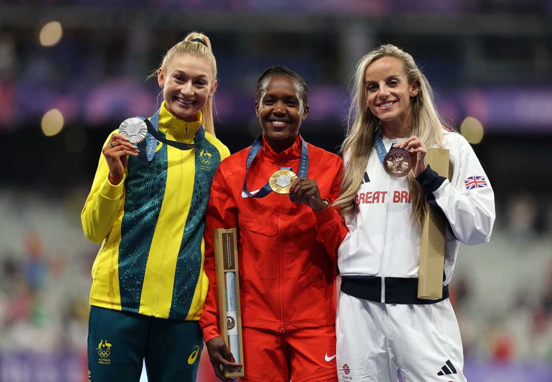 Faith Kipyegon won two medals for Kenya at the paris Olympics Faith Kipyegon won two medals for Kenya at the paris Olympics