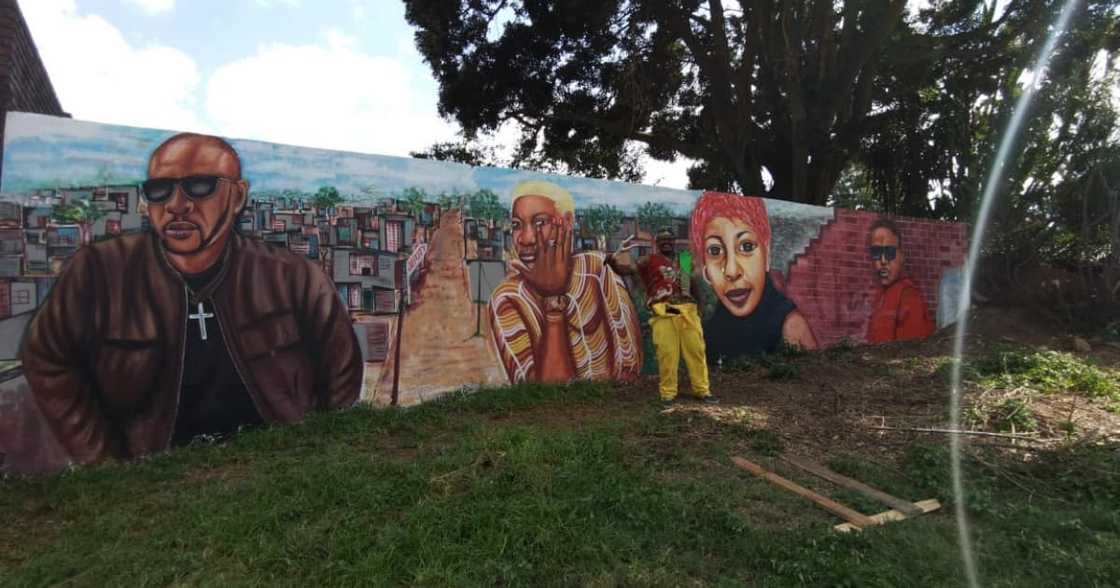 Wall of Legends: Rasta Finishes Latest Project, Gets Mixed Reactions Wall of Legends: Rasta Finishes Latest Project, Gets Mixed Reactions