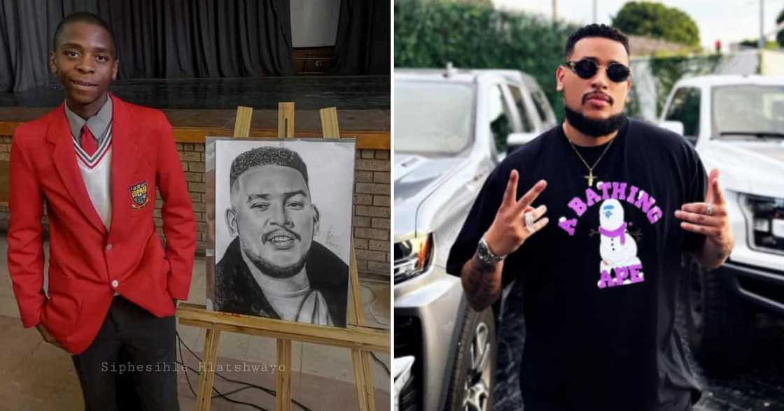 AKA and young artist