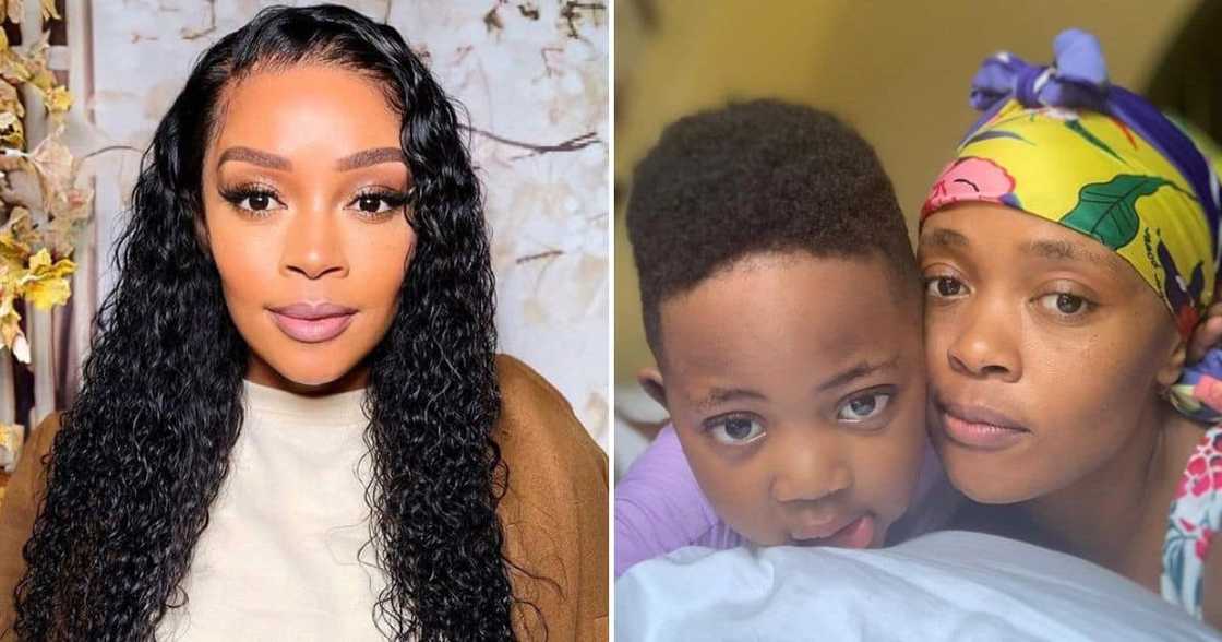 Thembi Seete marked her son Dakalo's fifth birthday.