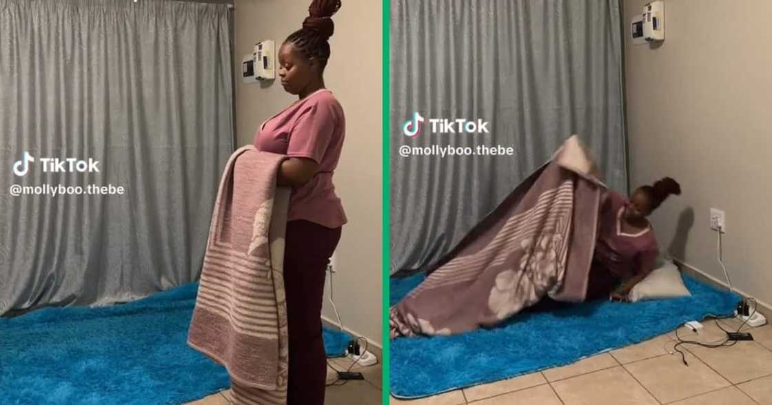 Bloemfontein woman slept on the floor Bloemfontein woman slept on the floor