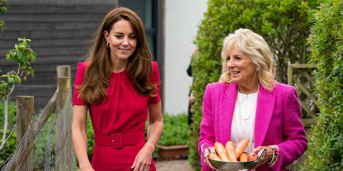 Kate Middleton. Jill Biden, Meghan Markle