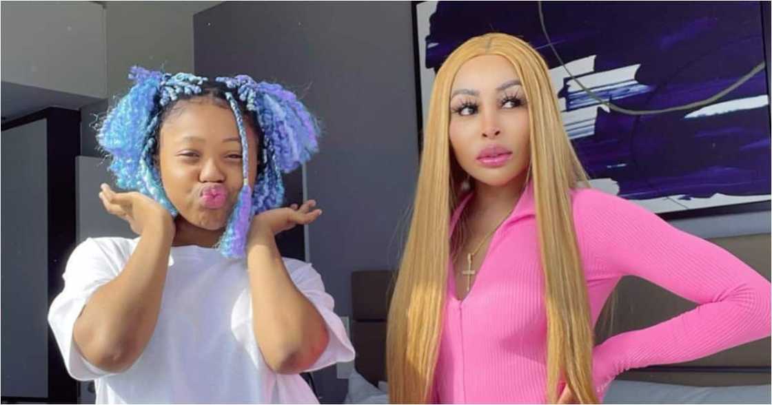 Khanyi Mbau and Khanz, bestie goals