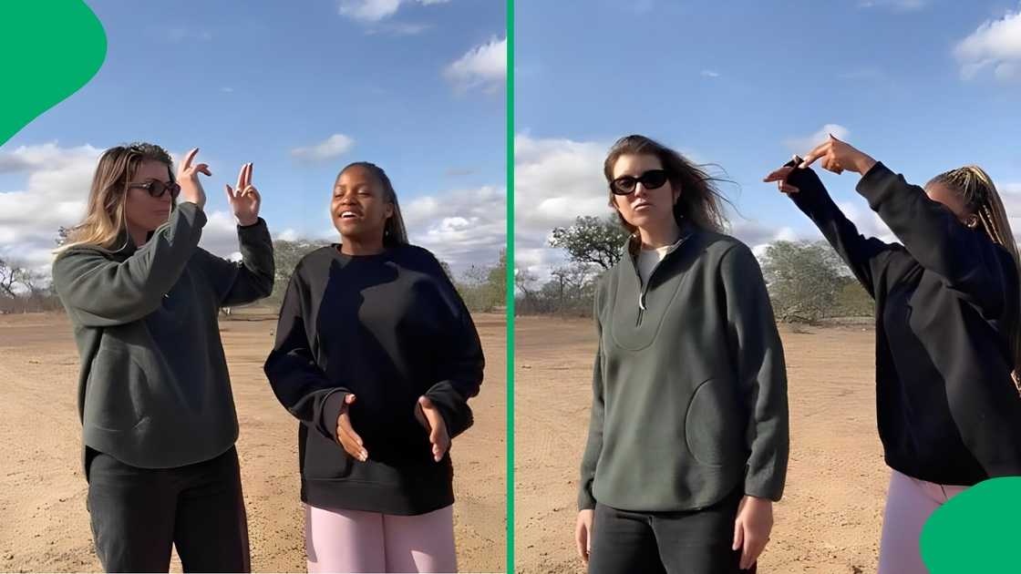 Rachel Kolisi and Siya Kolisi's sister Liphelo aced a TikTok dance challenge.