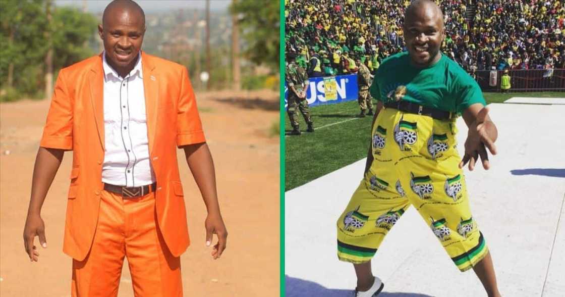 Dr Malinga performed for the ANC.