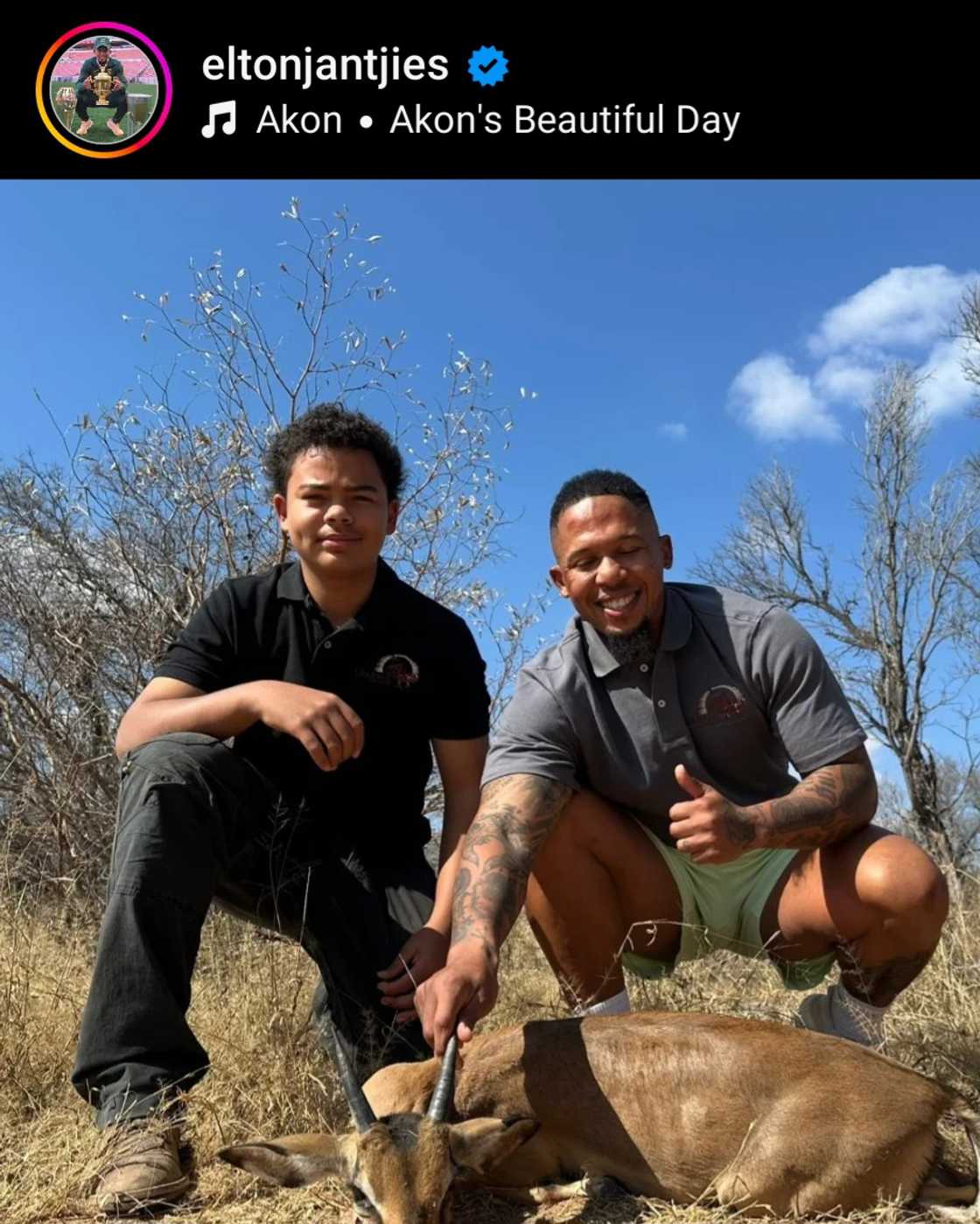 Former Springboks player Elton Jantjies celebrated his birthday on Friday Former Springboks player Elton Jantjies celebrated his birthday on Friday
