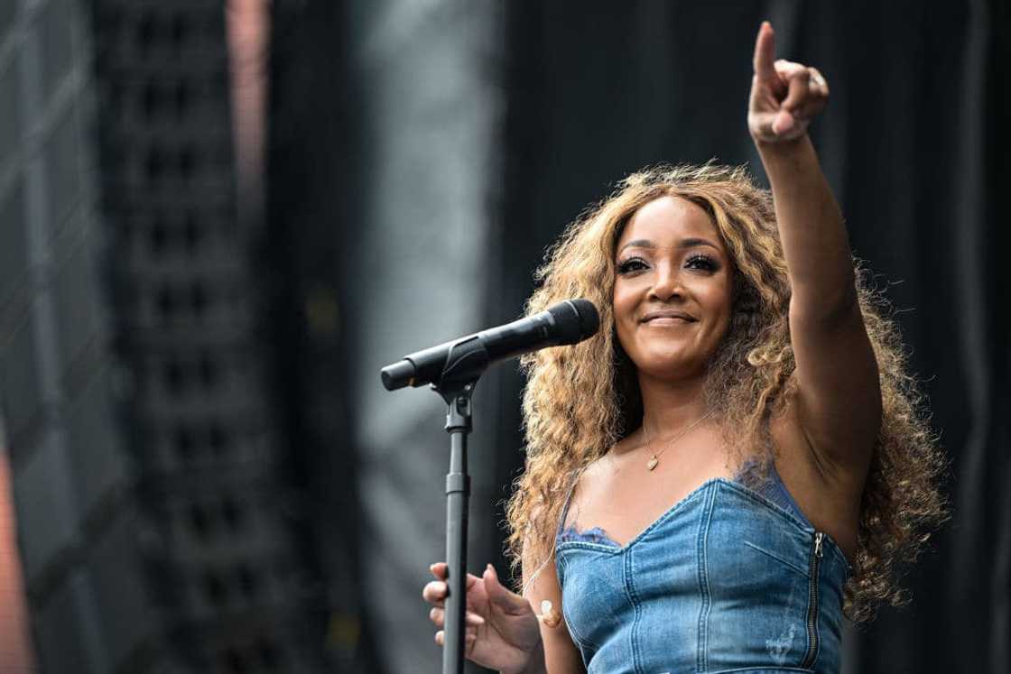 Mickey Guyton performs onstage during the Capital One