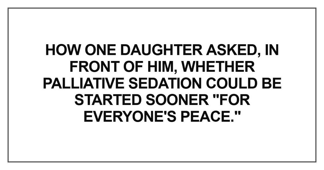 How one daughter asked