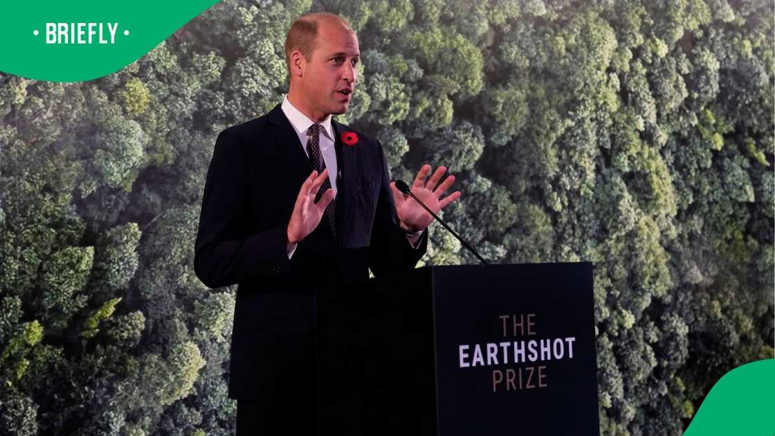 Prince William will be in Cape Town for the Earthshot Prize.