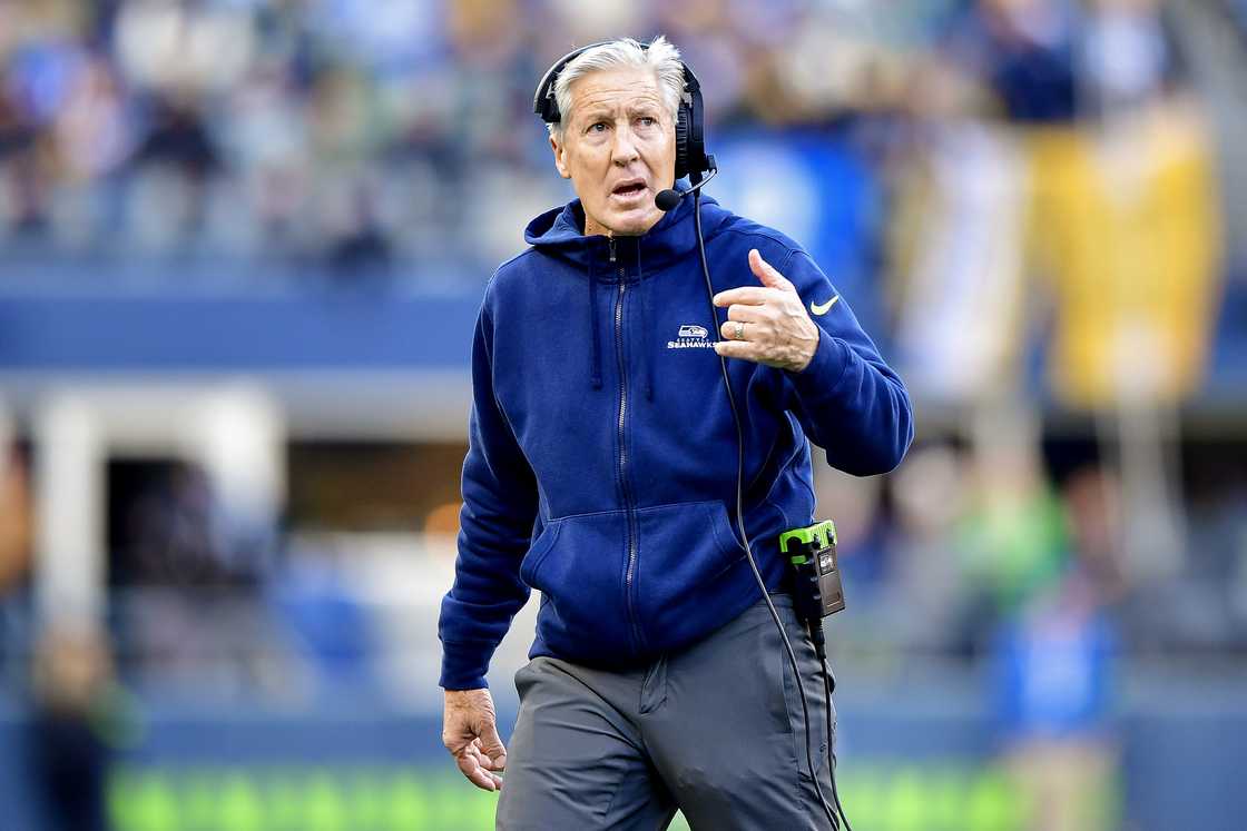 Pete Carroll in Seattle, Washington Pete Carroll in Seattle, Washington