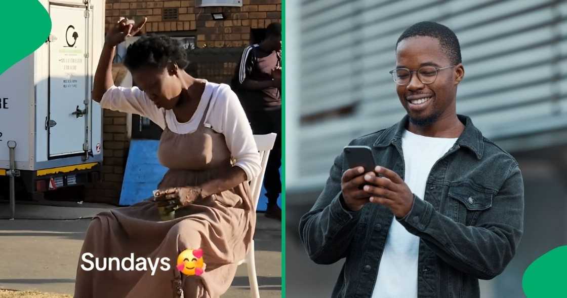 An elderly woman vibed to old school jams, leaving the internet envious. An elderly woman vibed to old school jams, leaving the internet envious.