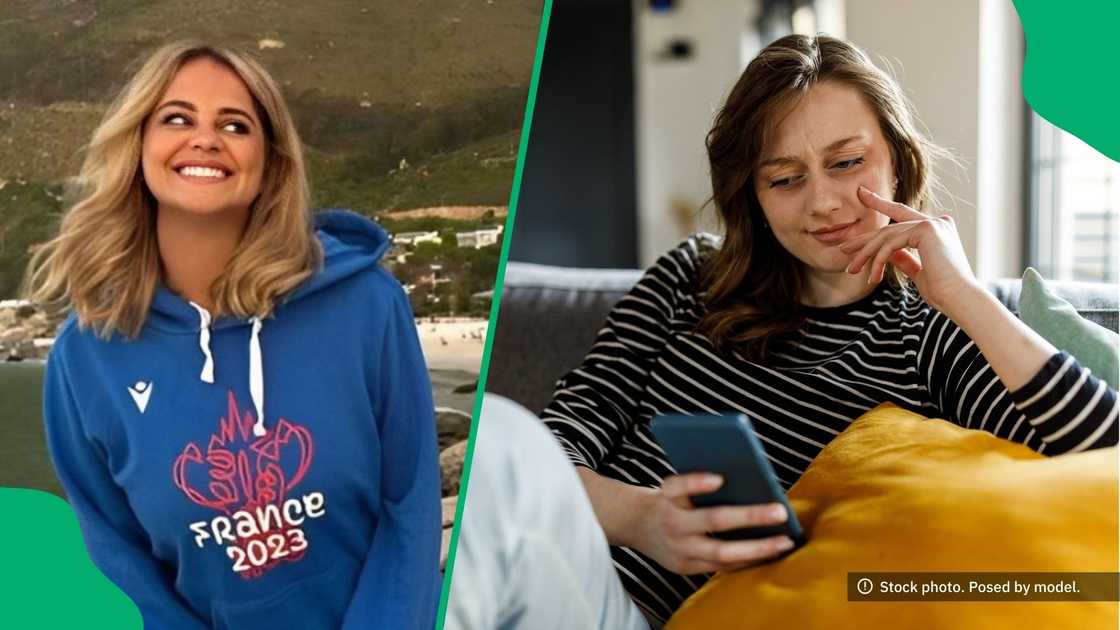 A South African woman divided people on the internet. A South African woman divided people on the internet.