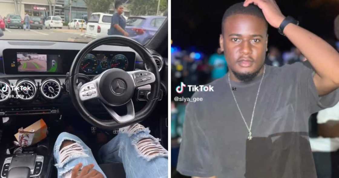 Benz A-35 self-parking feature on TikTok Benz A-35 self-parking feature on TikTok