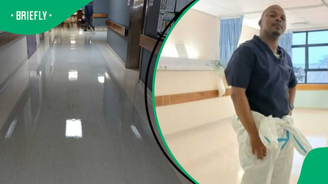 SA praise hospital cleaner who says his work helps keep patients safe SA praise hospital cleaner who says his work helps keep patients safe