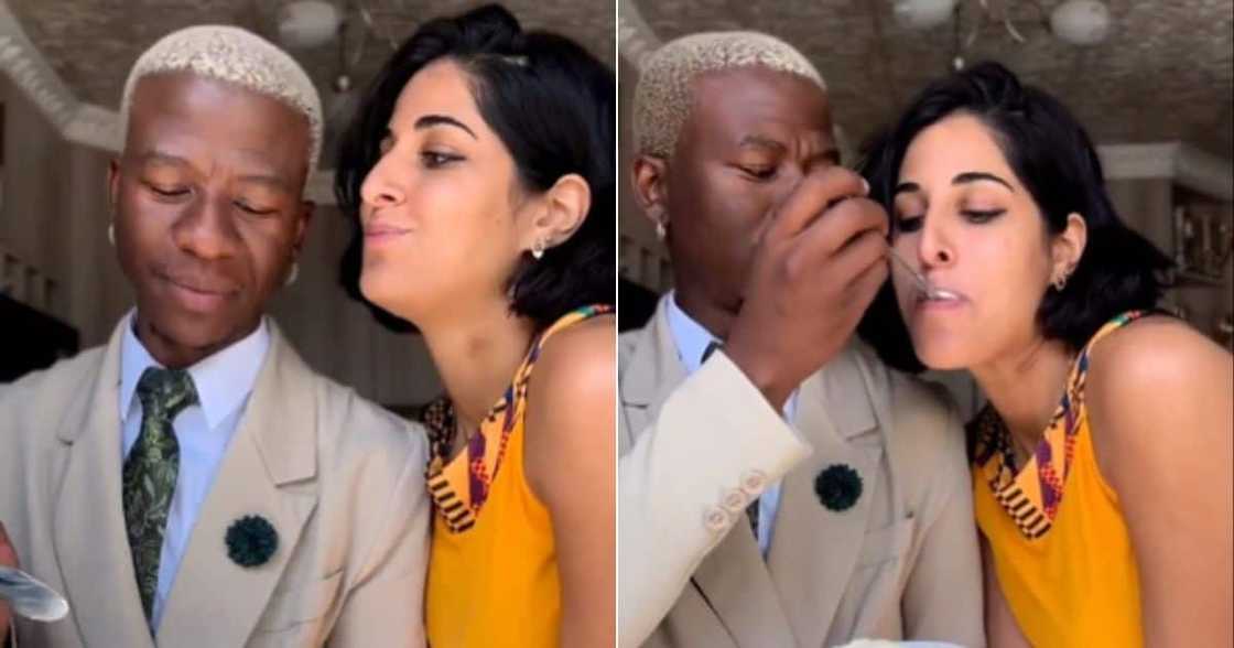 Bravo Le Roux and girlfriend Bravo Le Roux and girlfriend