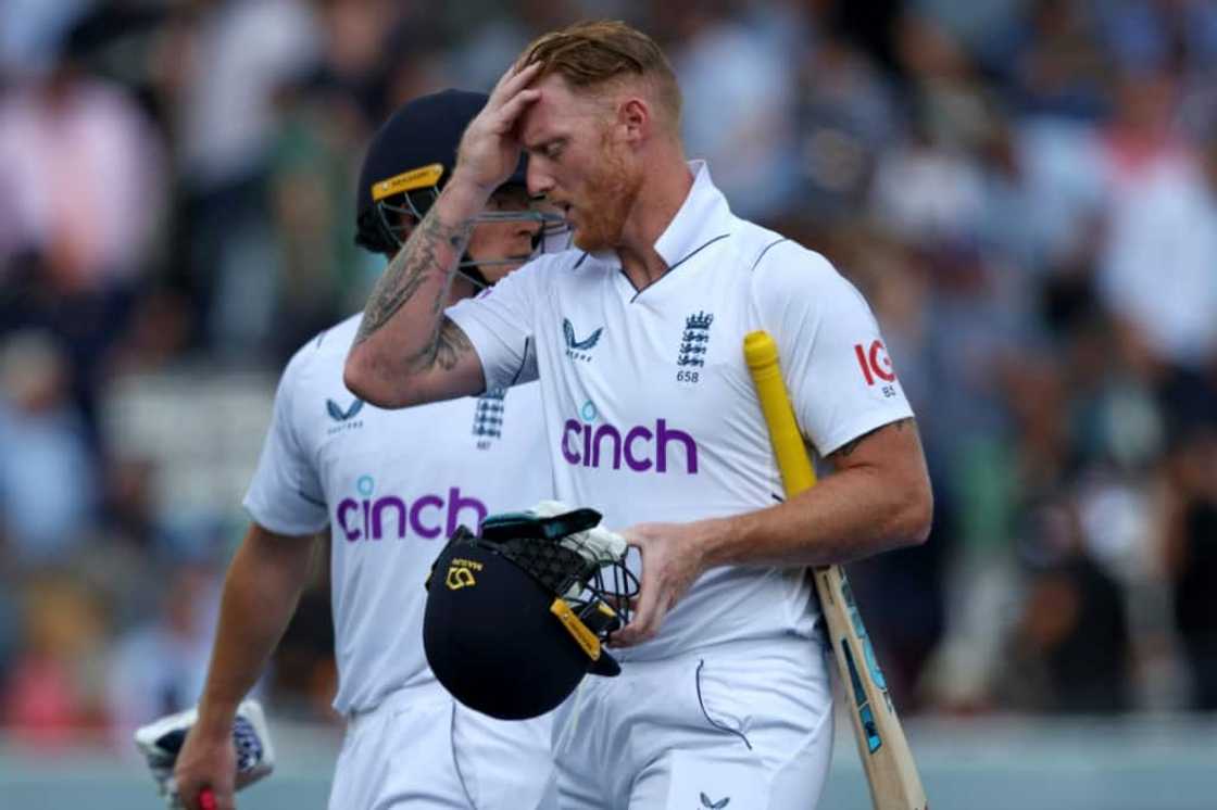 England captain Ben Stokes walks back to the pavilion after being dismissed for 20 on the first day of the first Test against South Africa England captain Ben Stokes walks back to the pavilion after being dismissed for 20 on the first day of the first Test against South Africa