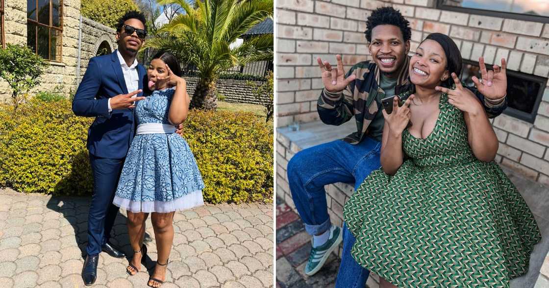 Twitter user Kome Khalikane and his beautiful lady Twitter user Kome Khalikane and his beautiful lady