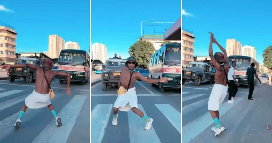 Man, Dances, Towel, Streets, SA Man, Dances, Towel, Streets, SA