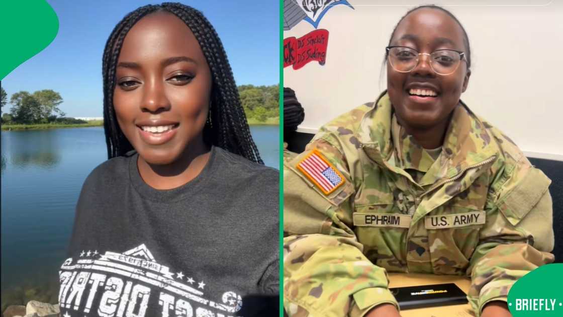 TikTok users got worried about a young woman's safety after learning they were in the army