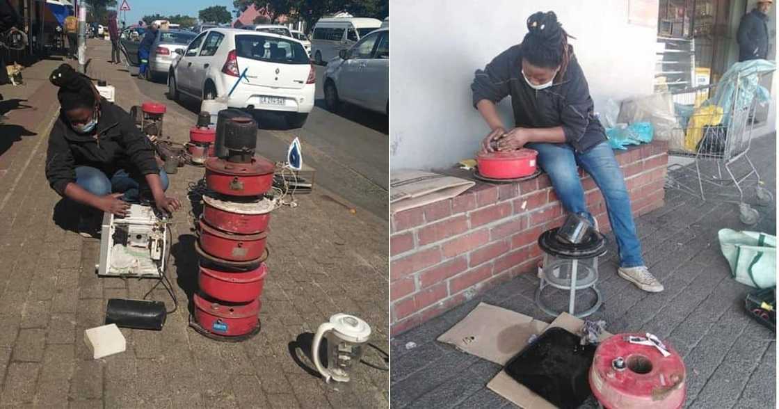 Mzansi Inspired, Woman, Fixes, Heaters, Gugulethu Mzansi Inspired, Woman, Fixes, Heaters, Gugulethu