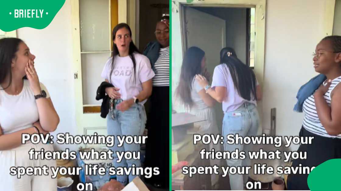 Woman’s fixer upper home tour and friends’ shocked reactions go viral in SA Woman’s fixer upper home tour and friends’ shocked reactions go viral in SA