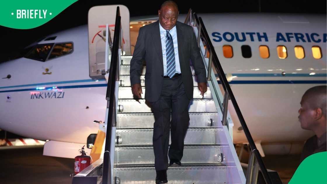 Cyril Ramaphosa arrived in New York ahead of the UN General Assembly Cyril Ramaphosa arrived in New York ahead of the UN General Assembly