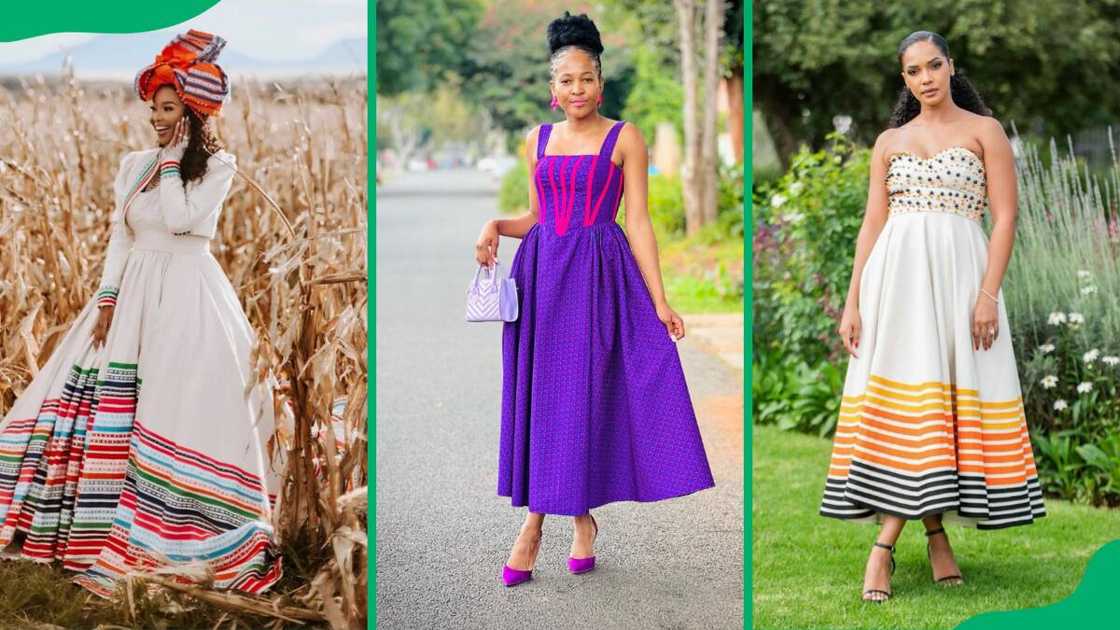 Shweshwe traditional dresses Shweshwe traditional dresses