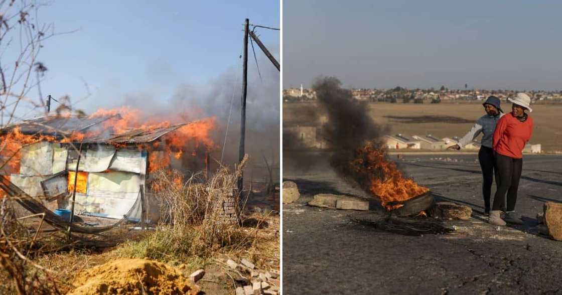 Protest turns violent during Kagiso shutdown Protest turns violent during Kagiso shutdown