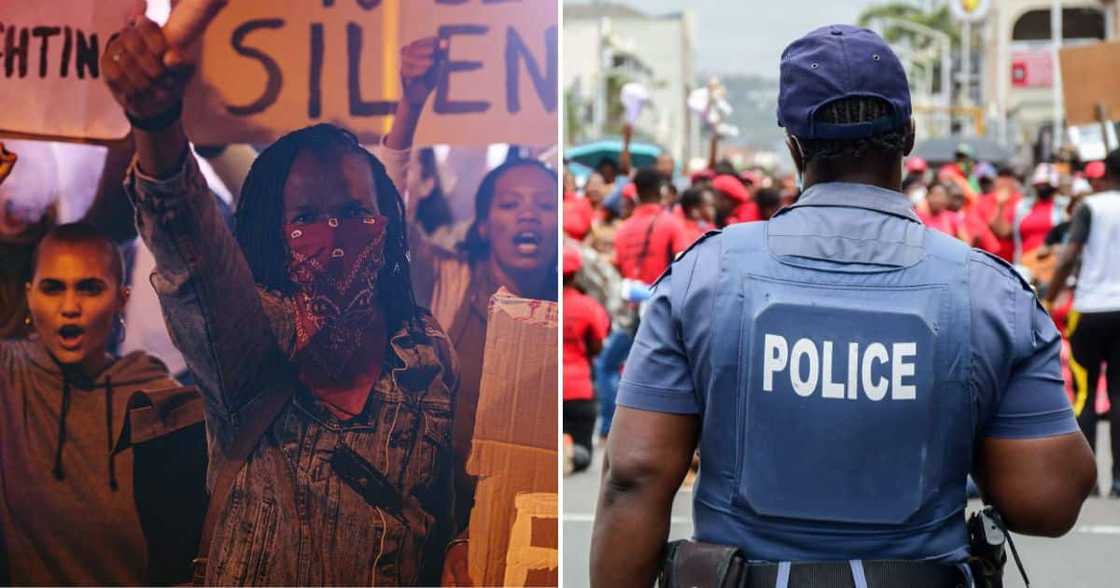 A Mpumalanga woman was shot during an electrify protest A Mpumalanga woman was shot during an electrify protest