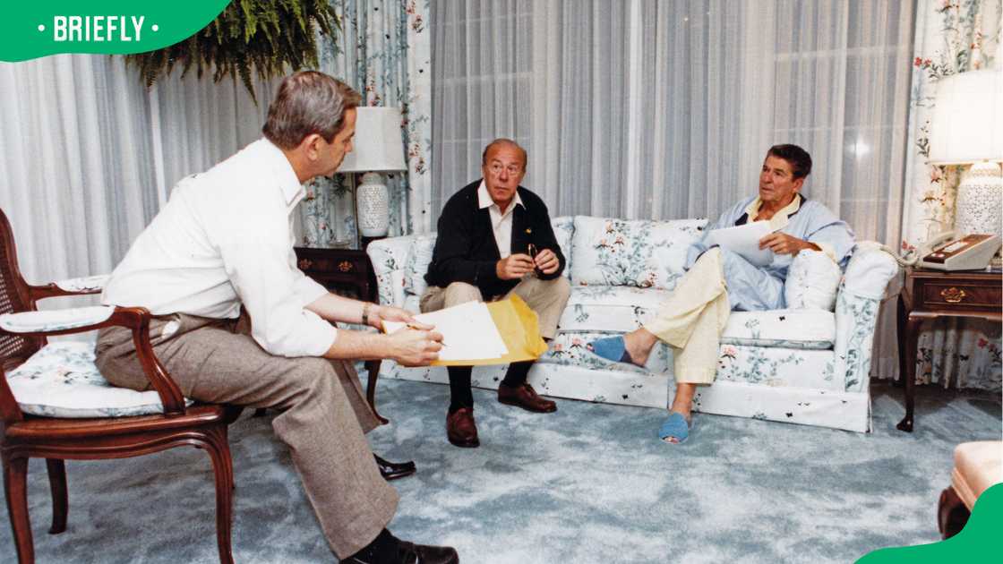 Ronald Reagan in Augusta Ronald Reagan in Augusta