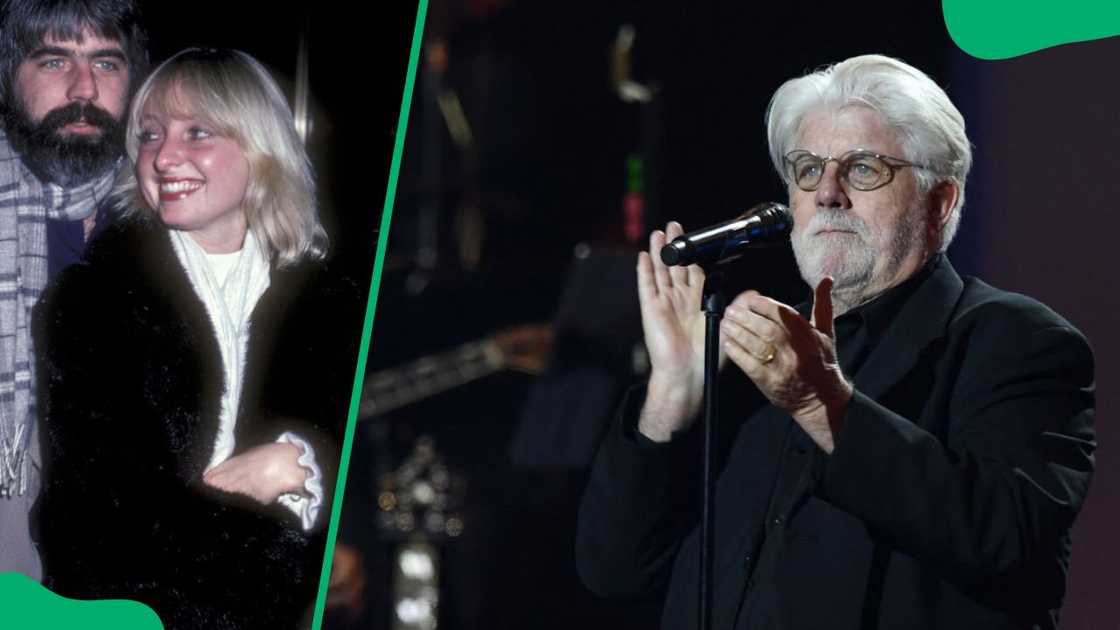 Amy Holland and Michael McDonald at the Helmsley Palace Hotel in 1982 (L). The singer at the LA Convention Center in 2023 (R) Amy Holland and Michael McDonald at the Helmsley Palace Hotel in 1982 (L). The singer at the LA Convention Center in 2023 (R)