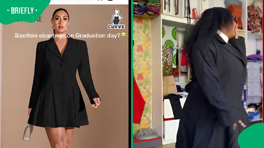 Graduates Shein purchase doesn't meet expectations in TikTok video