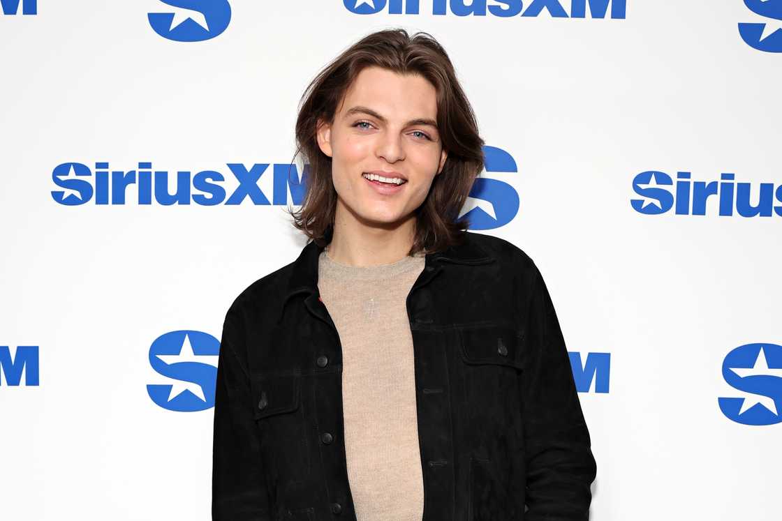 Damian Hurley visits the SiriusXM Studios in New York City Damian Hurley visits the SiriusXM Studios in New York City