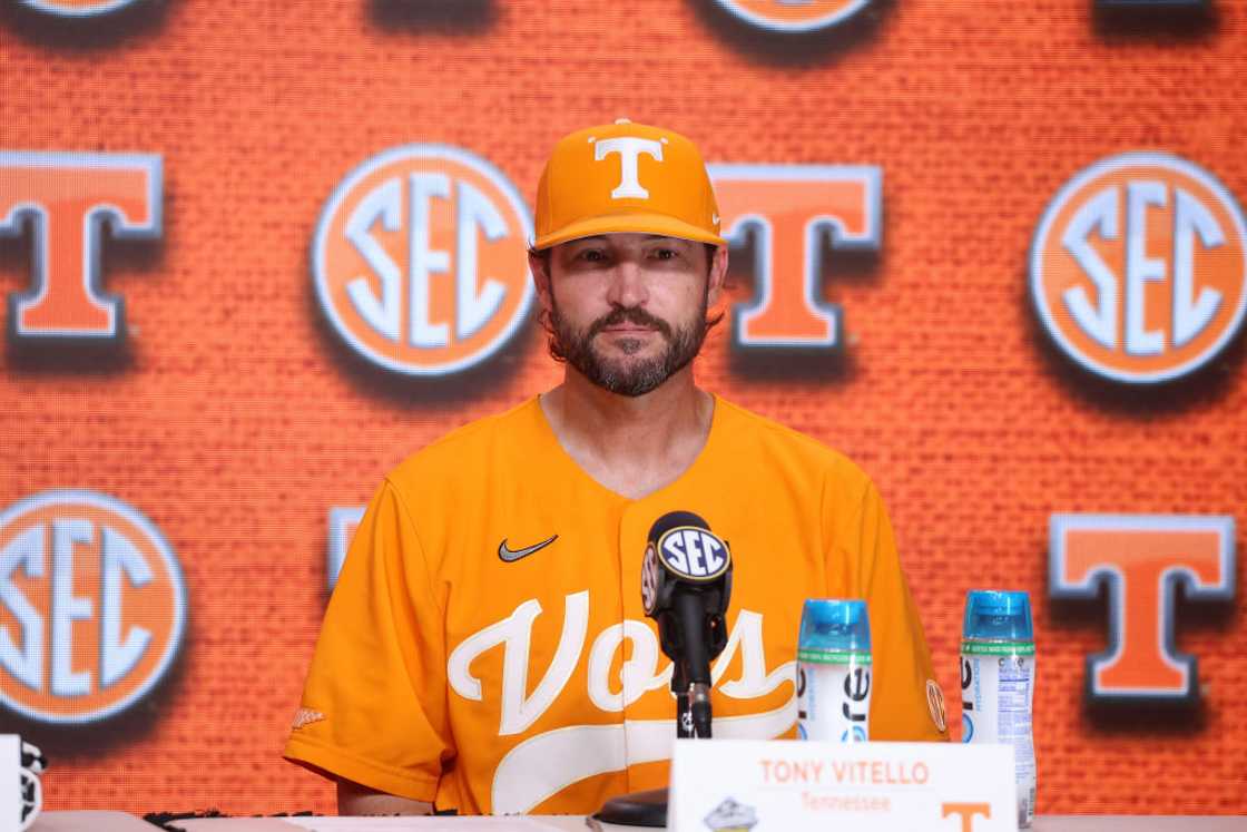 Tony Vitello at the 2024 SEC Baseball Tournament Tony Vitello at the 2024 SEC Baseball Tournament
