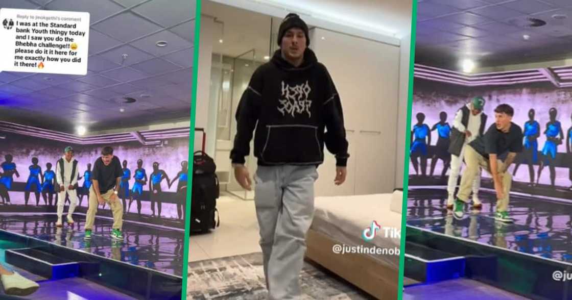 White guy slaying Bhepha dance challenge White guy slaying Bhepha dance challenge