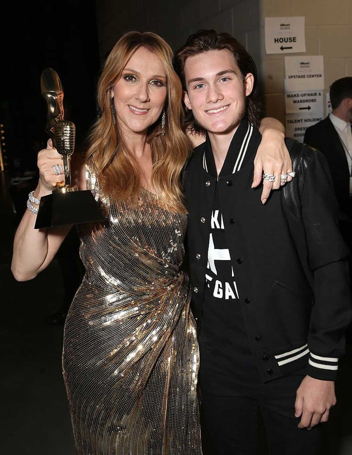 Does Celine Dion have biological children?