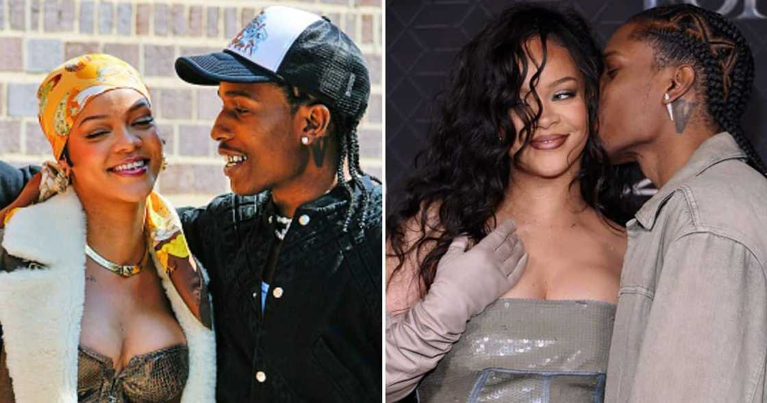 Rihanna and A$AP Rocky at the Oscar Awards Rihanna and A$AP Rocky at the Oscar Awards
