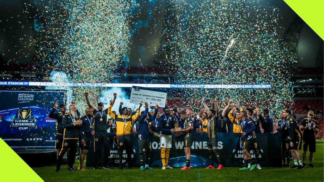 Kaizer Chiefs win Home of Legends Cup after defeating Mamelodi Sundowns in the final. Kaizer Chiefs win Home of Legends Cup after defeating Mamelodi Sundowns in the final.